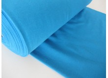 Bündchen einfarbig mittelblau leuchtend